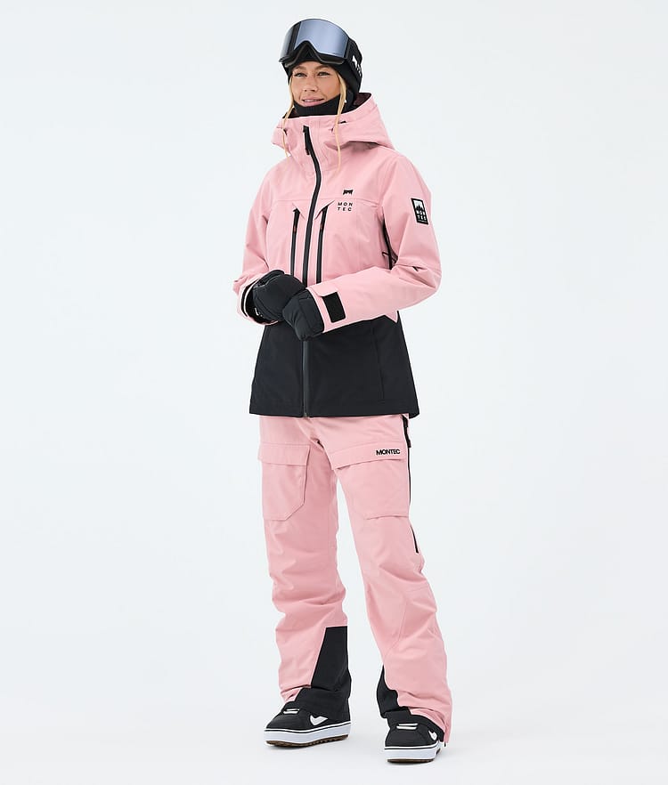 Montec Kirin W Snowboardbukse Dame Soft Pink, Bilde 2 av 6