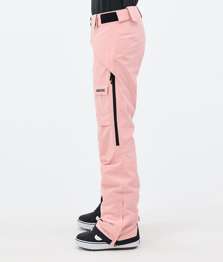Montec Kirin W Snowboardbukse Dame Soft Pink, Bilde 2 av 5