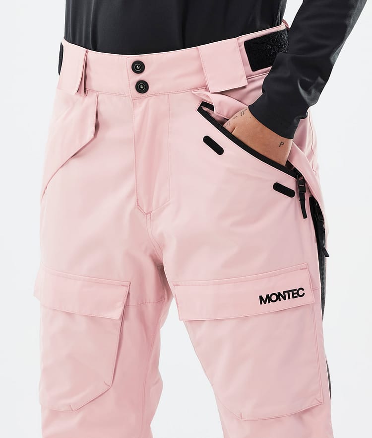 Montec Kirin W Snowboardbukse Dame Soft Pink, Bilde 5 av 6