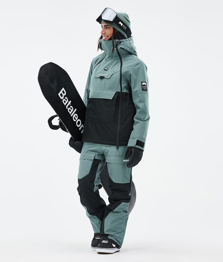 Montec Doom W Snowboardjakke Dame Atlantic/Black Renewed, Bilde 2 av 10