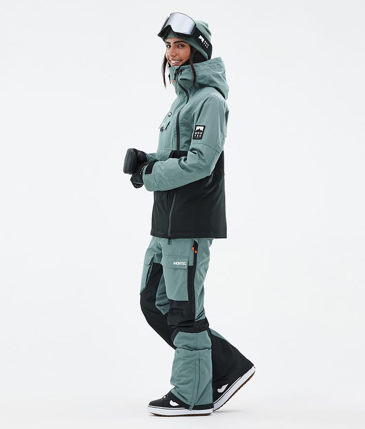 Montec Doom W Snowboardjakke Dame Atlantic/Black Renewed, Bilde 3 av 10