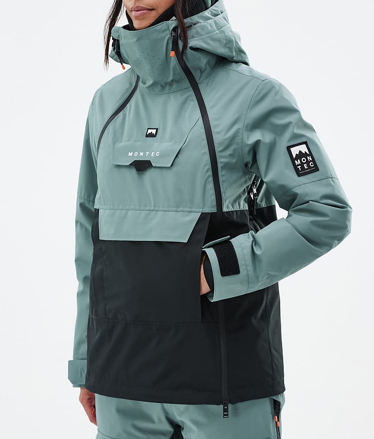 Montec Doom W Skijakke Dame Atlantic/Black, Bilde 7 av 10