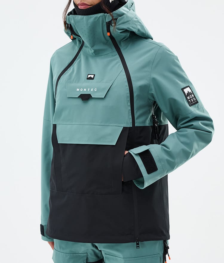 Montec Doom W Snowboardjakke Dame Atlantic/Black, Bilde 7 av 10