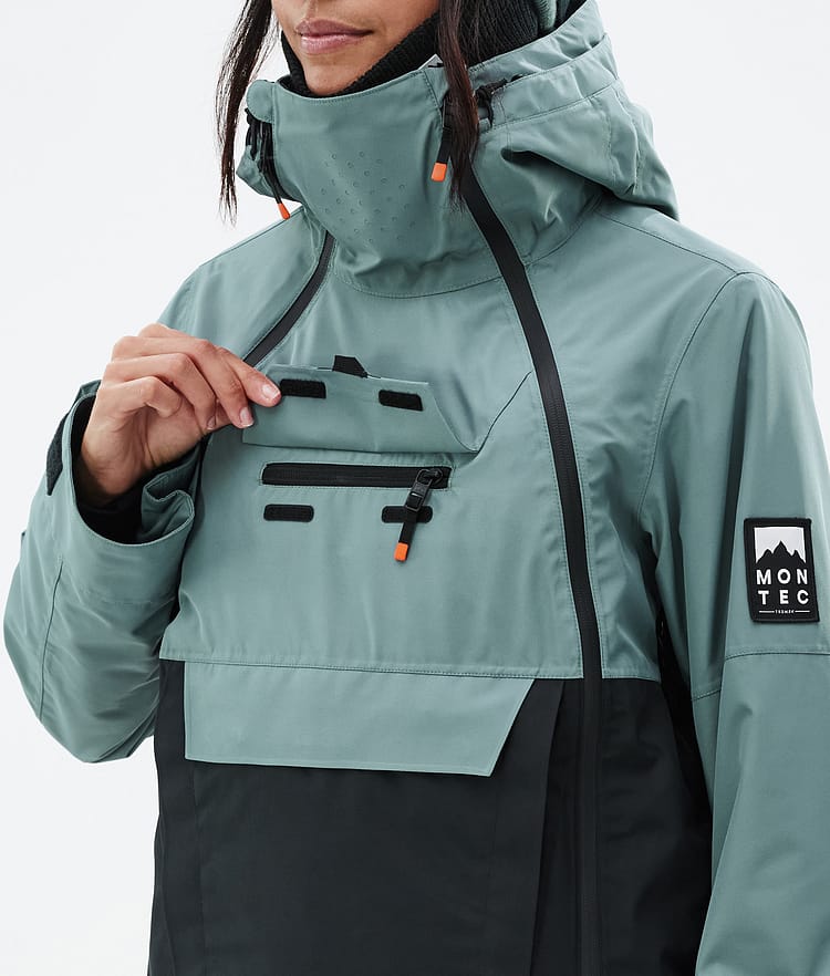 Montec Doom W Skijakke Dame Atlantic/Black, Bilde 9 av 10