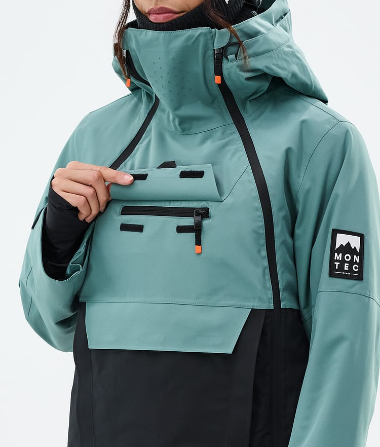 Montec Doom W Snowboardjakke Dame Atlantic/Black, Bilde 9 av 10