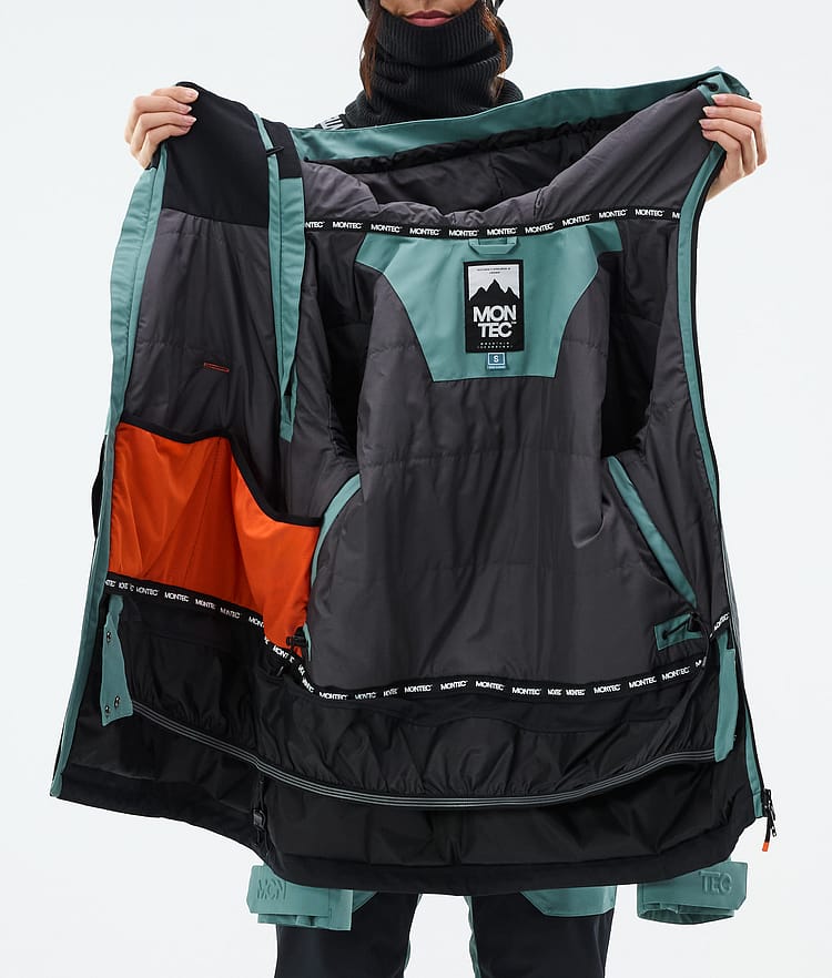 Montec Doom W Snowboardjakke Dame Atlantic/Black, Bilde 10 av 10