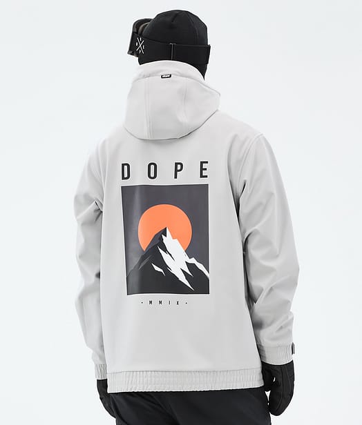 Dope Yeti Snowboardjakke Herre Aphex Light Grey