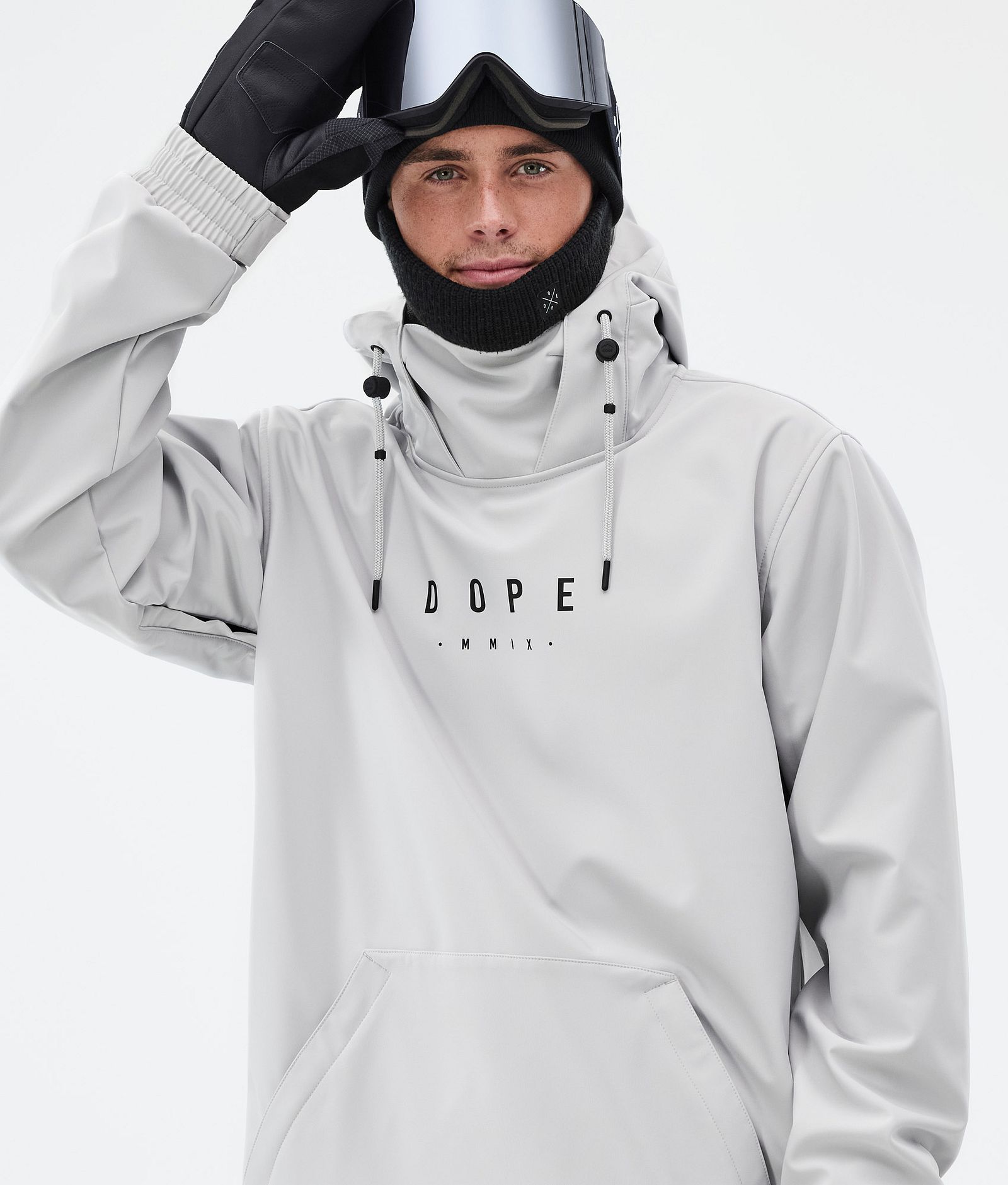 Dope Yeti Snowboardjakke Herre Aphex Light Grey Renewed, Bilde 3 av 8