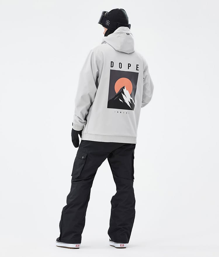 Dope Yeti Snowboardjakke Herre Aphex Light Grey Renewed, Bilde 4 av 8