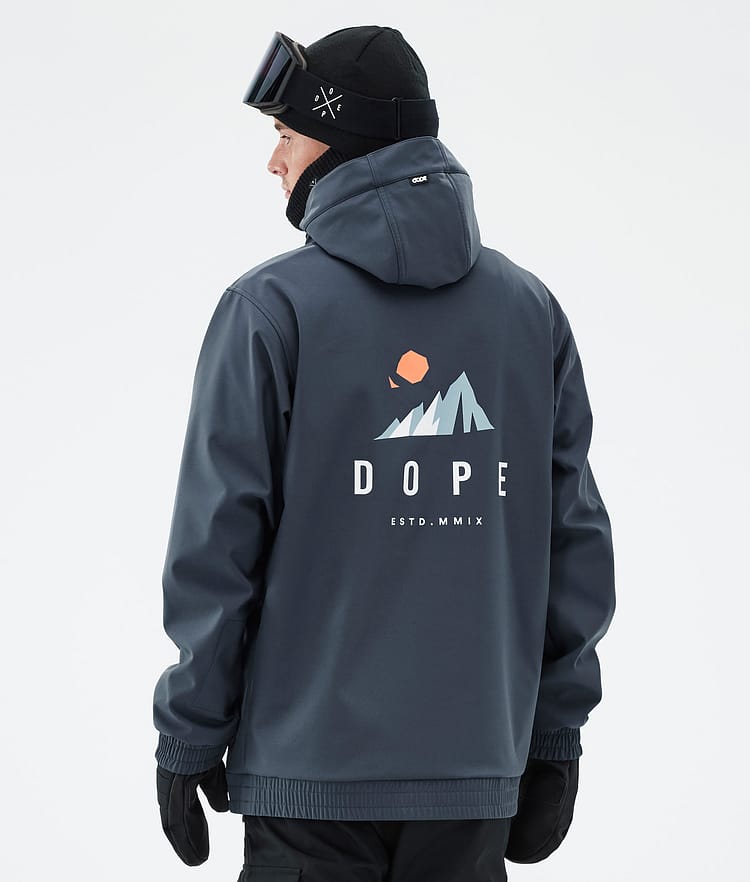 Dope Yeti Snowboardjakke Herre Ice Metal Blue, Bilde 1 av 7