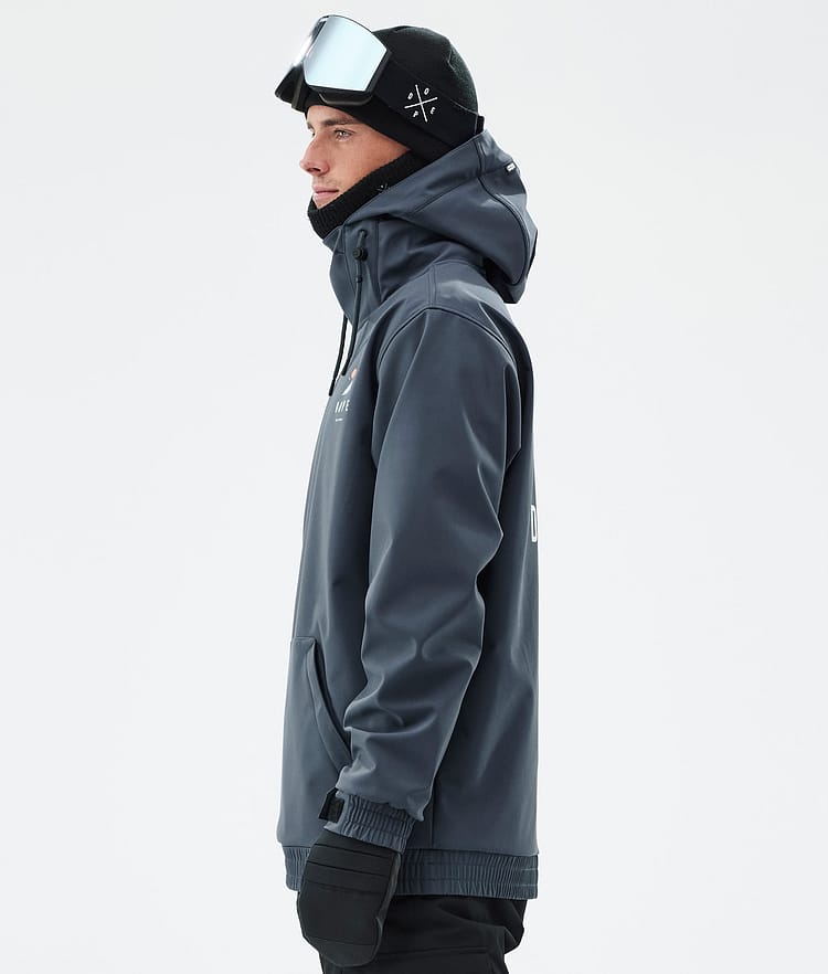 Dope Yeti Snowboardjakke Herre Ice Metal Blue, Bilde 6 av 7