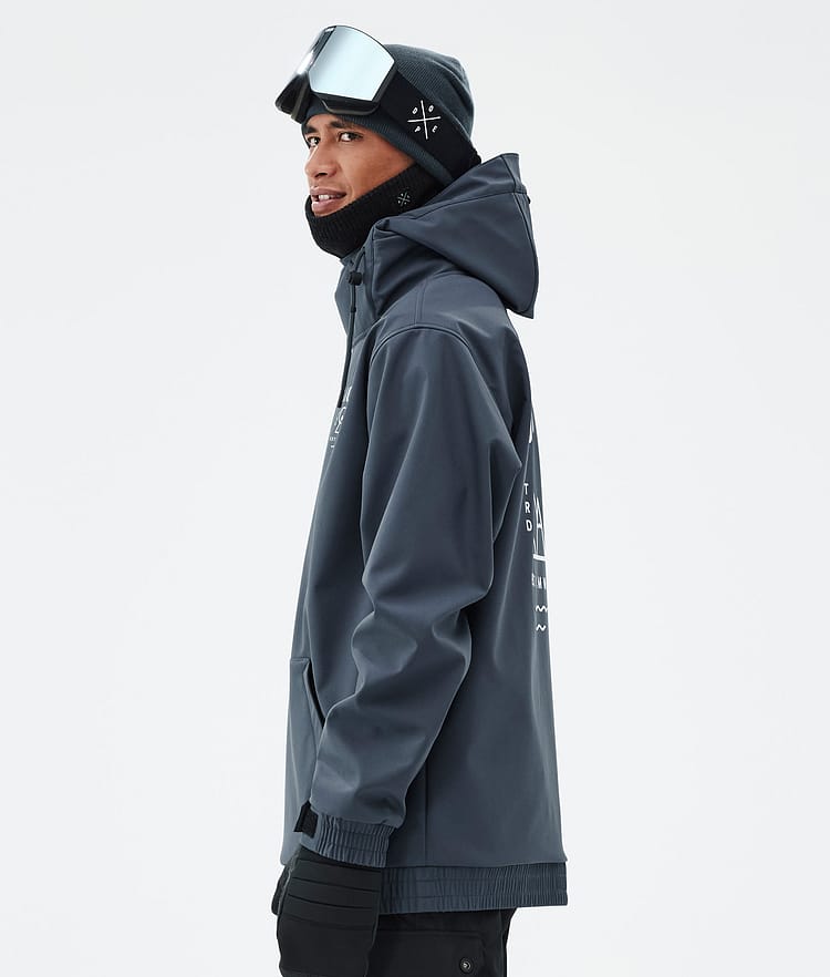 Dope Yeti Snowboardjakke Herre Summit Metal Blue, Bilde 6 av 7
