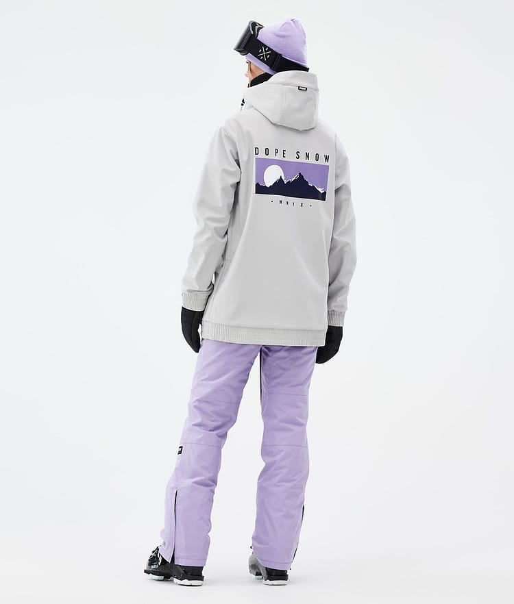 Dope Yeti W Skijakke Dame Silhouette Light Grey, Bilde 3 av 7