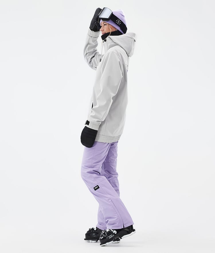 Dope Yeti W Skijakke Dame Silhouette Light Grey, Bilde 4 av 7