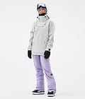 Dope Yeti W Snowboardjakke Dame Silhouette Light Grey