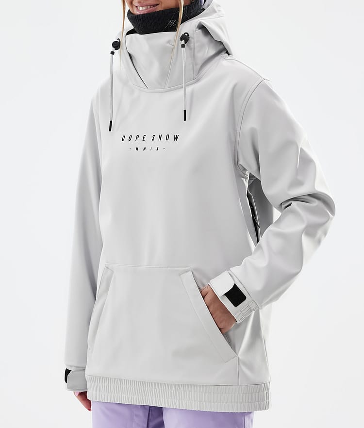 Dope Yeti W Skijakke Dame Silhouette Light Grey, Bilde 7 av 7