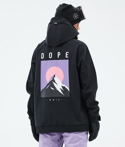 Dope Yeti W Snowboardjakke Dame Aphex Black