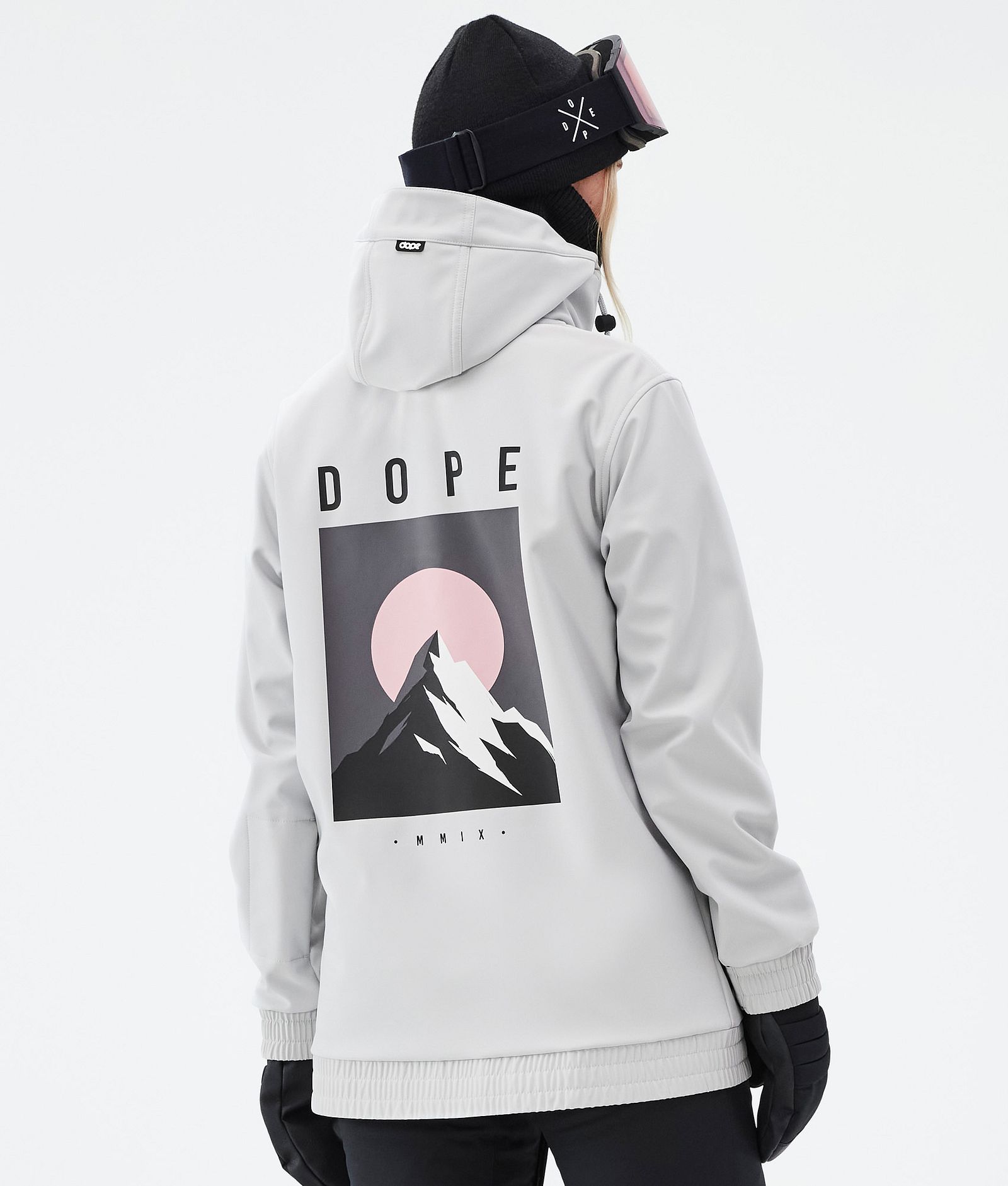 Dope Yeti W Snowboardjakke Dame Aphex Light Grey Renewed, Bilde 1 av 7