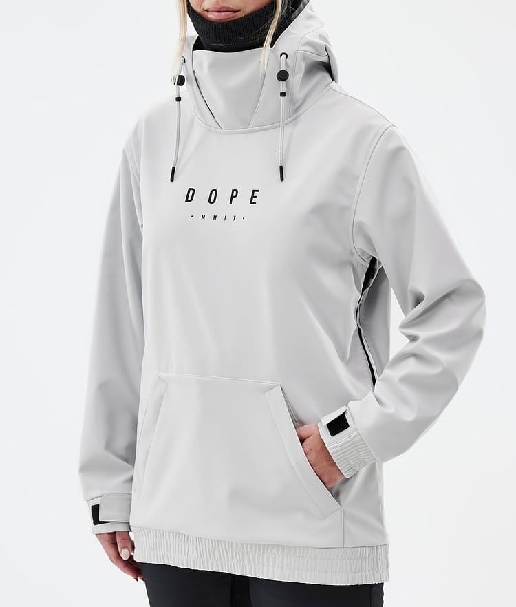 Dope Yeti W Skijakke Dame Aphex Light Grey, Bilde 7 av 7