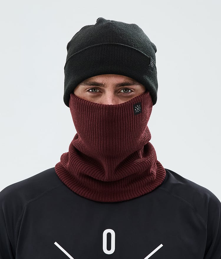 Dope 2X-Up Knitted Ansiktsmasker Burgundy, Bilde 2 av 3