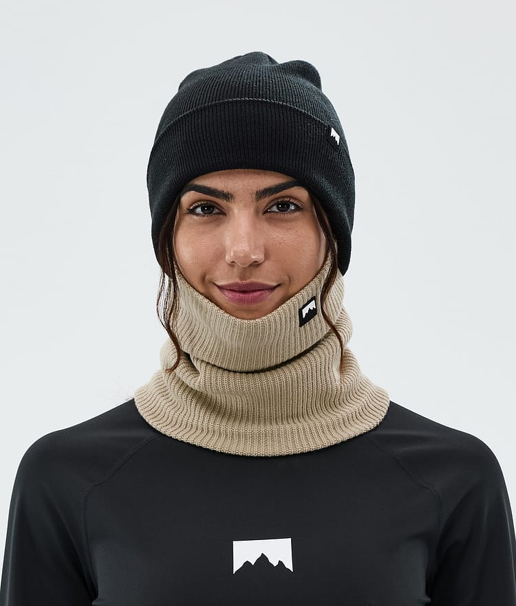 Montec Classic Knitted Ansiktsmasker Sand, Bilde 3 av 3
