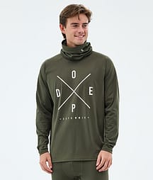 Dope Snuggle Superundertøy overdel Herre 2X-Up Olive Green