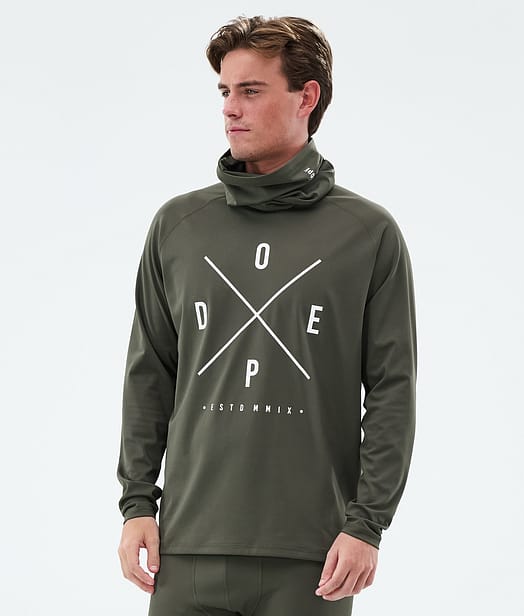 Dope Snuggle Superundertøy overdel Herre 2X-Up Olive Green