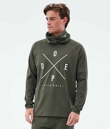 Dope Snuggle Superundertøy overdel Herre 2X-Up Olive Green