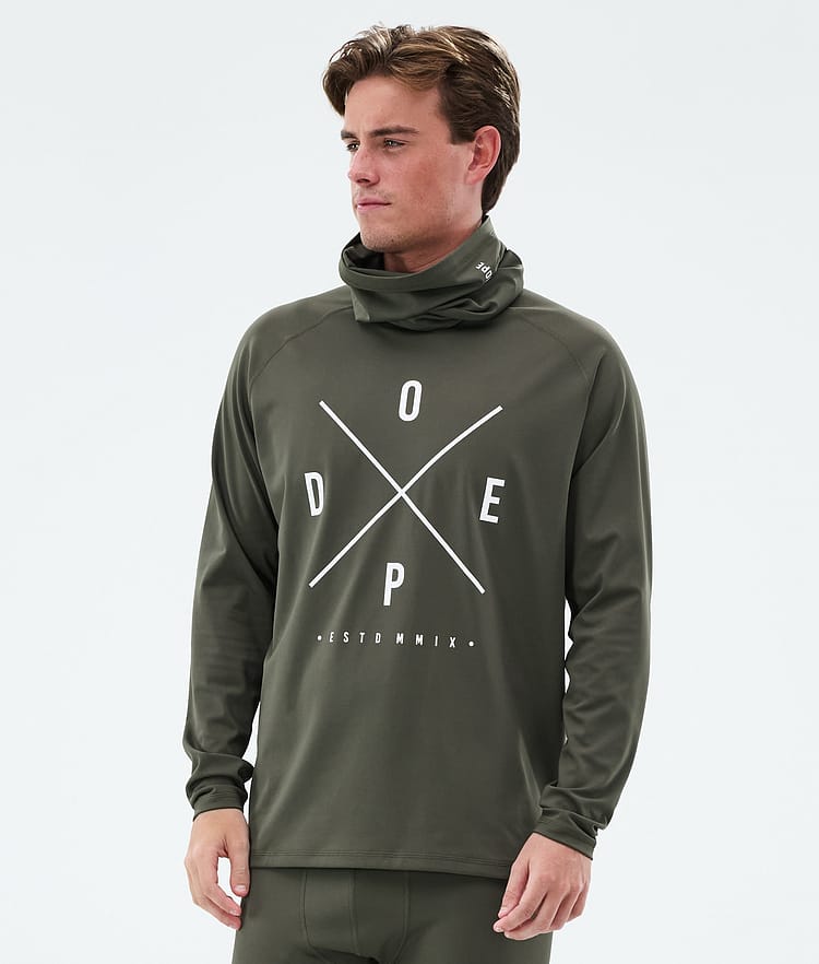 Dope Snuggle Superundertøy overdel Herre 2X-Up Olive Green, Bilde 1 av 7