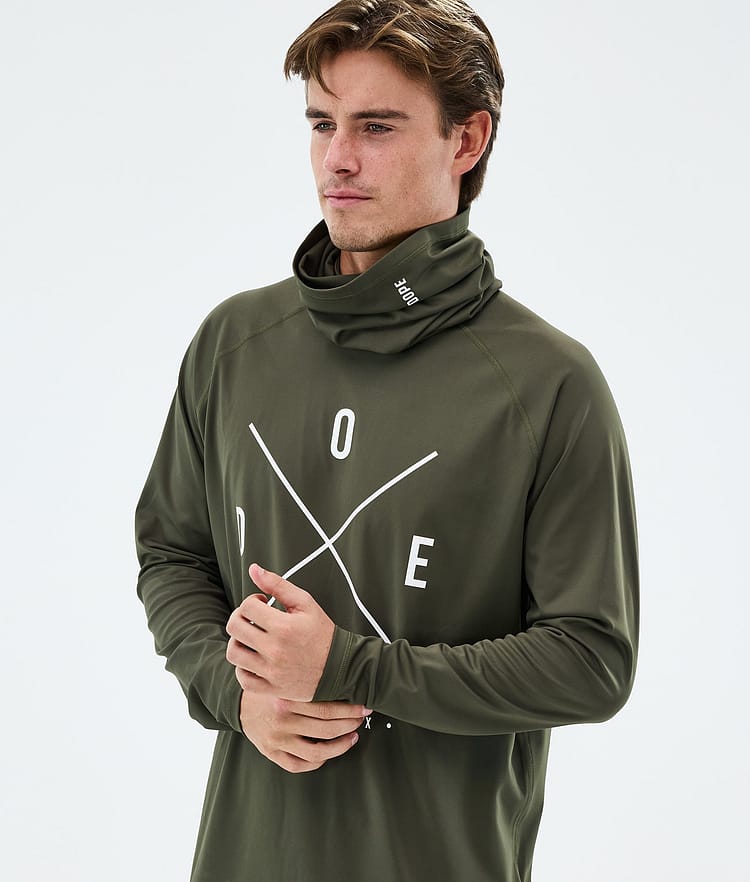 Dope Snuggle Superundertøy overdel Herre 2X-Up Olive Green, Bilde 2 av 7