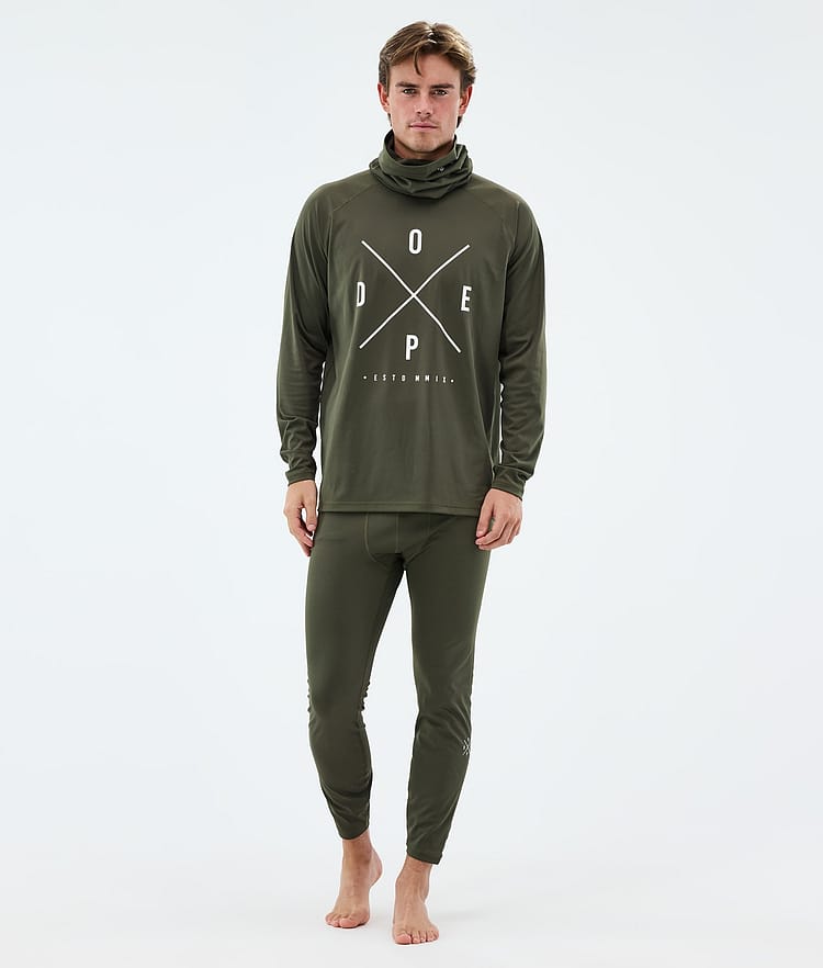 Dope Snuggle Superundertøy overdel Herre 2X-Up Olive Green, Bilde 3 av 7