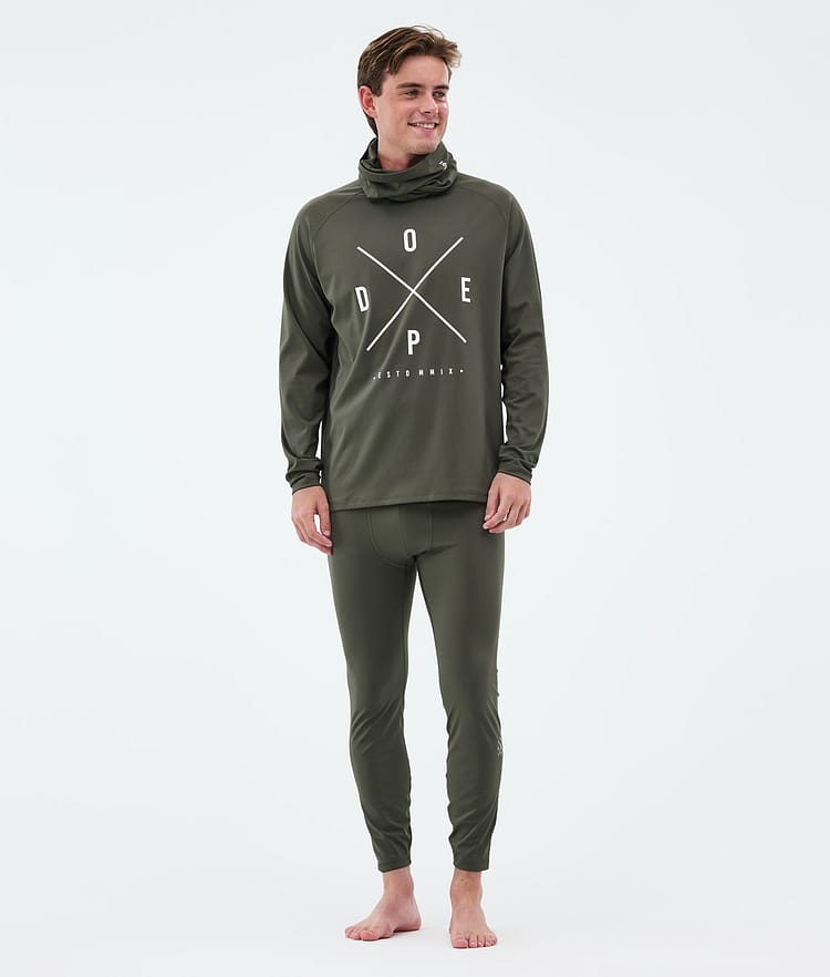 Dope Snuggle Superundertøy overdel Herre 2X-Up Olive Green, Bilde 3 av 7