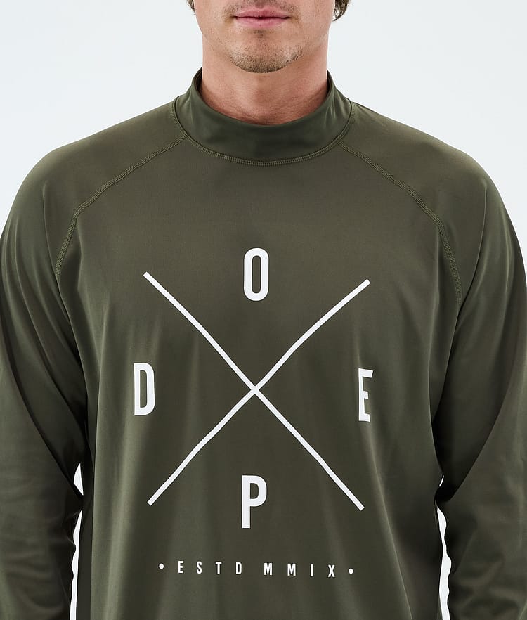 Dope Snuggle Superundertøy overdel Herre 2X-Up Olive Green, Bilde 6 av 7