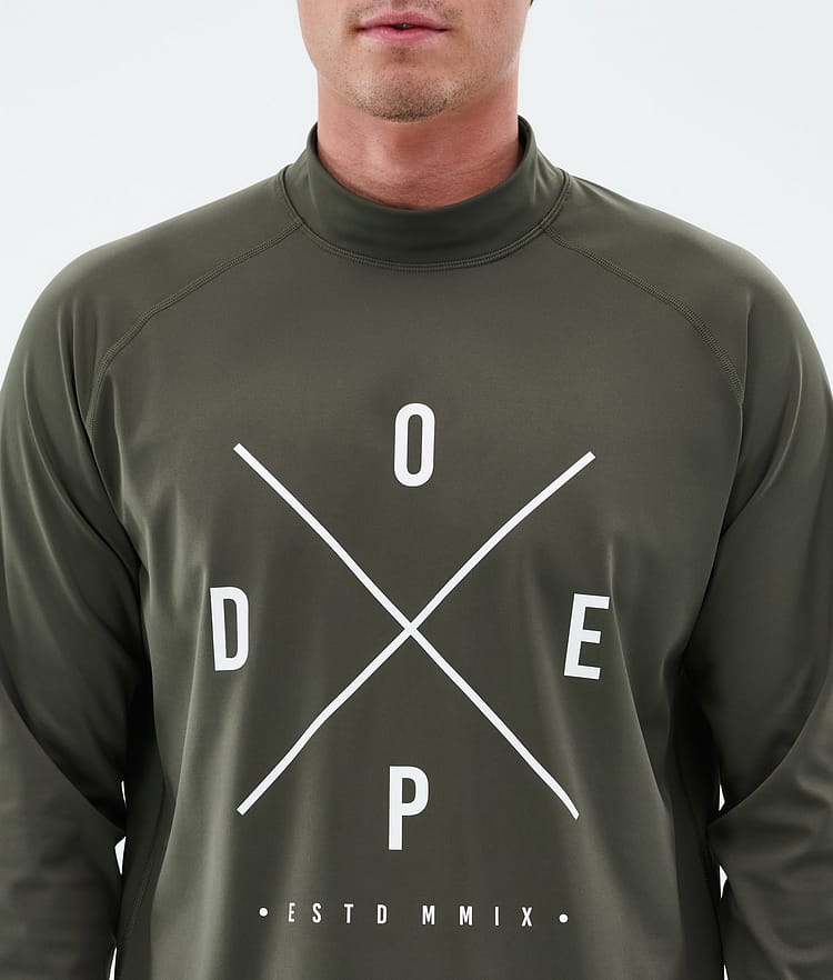 Dope Snuggle Superundertøy overdel Herre 2X-Up Olive Green, Bilde 6 av 7