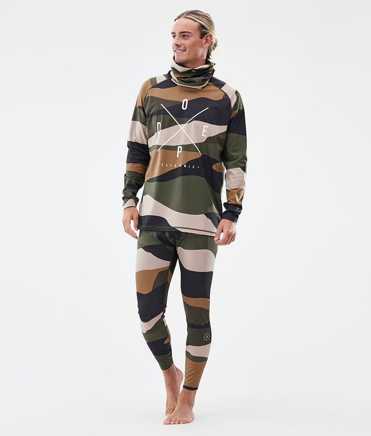 Dope Snuggle Superundertøy overdel Herre 2X-Up Shards Gold Green, Image 3 of 7