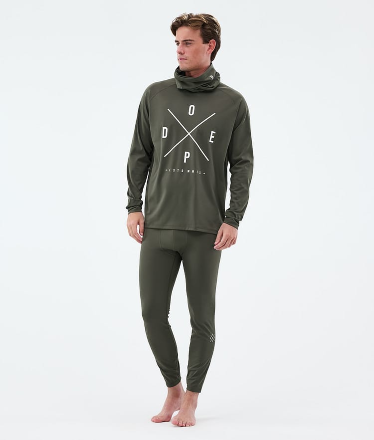Dope Snuggle Superundertøy bukse Herre 2X-Up Olive Green, Bilde 3 av 7