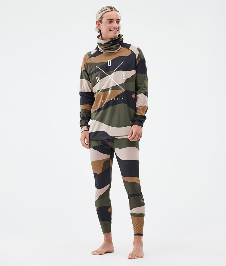 Dope Snuggle Superundertøy bukse Herre 2X-Up Shards Gold Green, Bilde 3 av 7