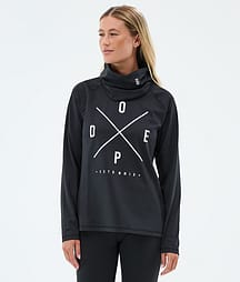 Dope Snuggle W Superundertøy overdel Dame 2X-Up Black