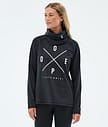 Dope Snuggle W Superundertøy overdel Dame 2X-Up Black