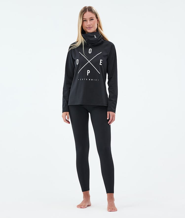 Dope Snuggle W Superundertøy overdel Dame 2X-Up Black, Bilde 3 av 7