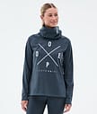 Dope Snuggle W Superundertøy overdel Dame 2X-Up Metal Blue