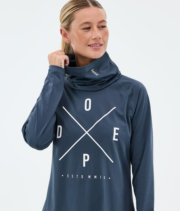 Dope Snuggle W Superundertøy overdel Dame 2X-Up Metal Blue, Image 2 of 7