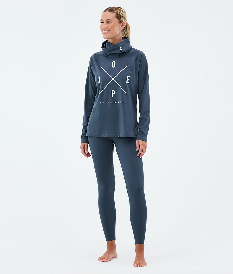 Dope Snuggle W Superundertøy overdel Dame 2X-Up Metal Blue, Image 3 of 7