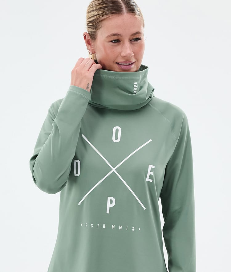 Dope Snuggle W Superundertøy overdel Dame 2X-Up Faded Green, Bilde 2 av 7
