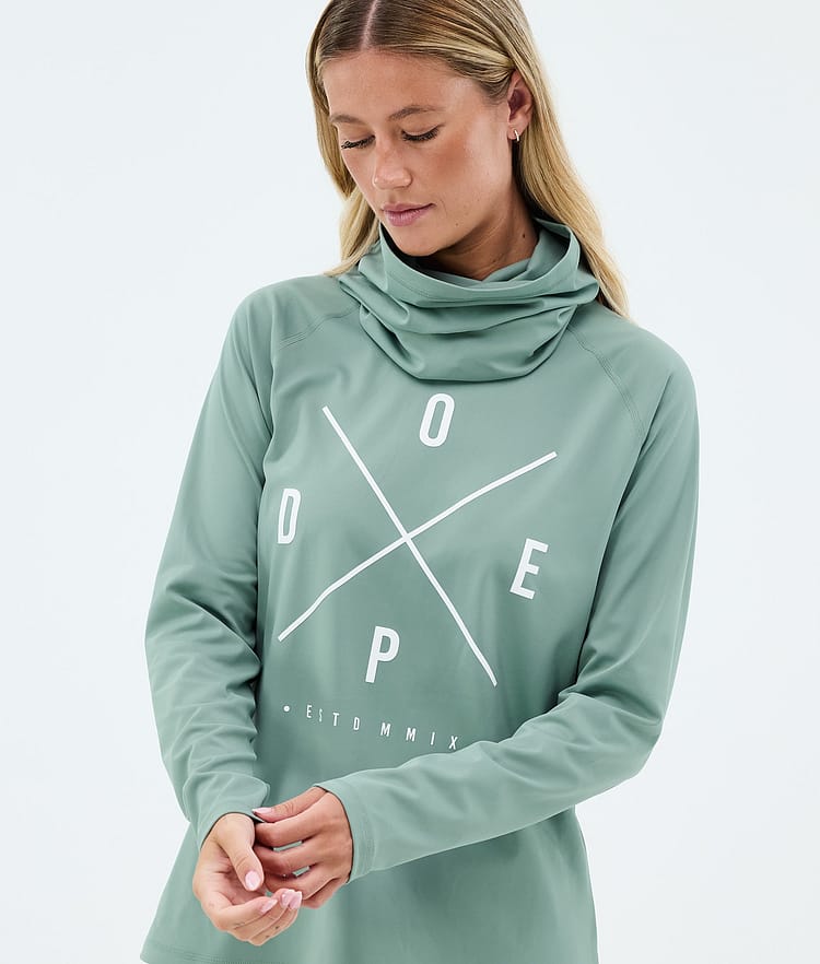 Dope Snuggle W Superundertøy overdel Dame 2X-Up Faded Green, Image 2 of 7