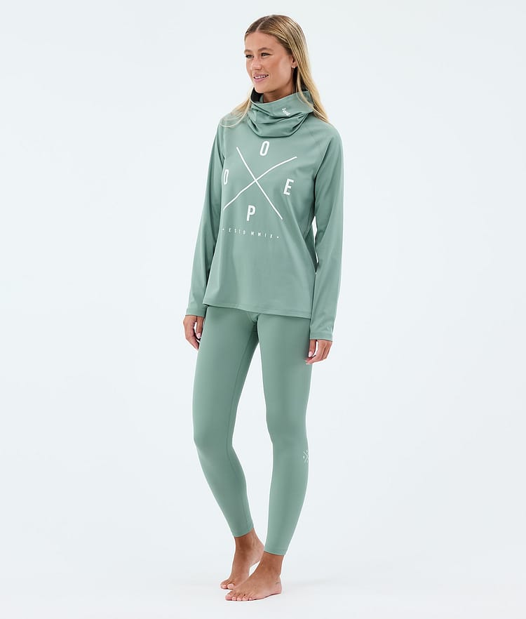 Dope Snuggle W Superundertøy overdel Dame 2X-Up Faded Green, Image 3 of 7