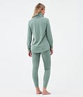 Dope Snuggle W Superundertøy overdel Dame 2X-Up Faded Green