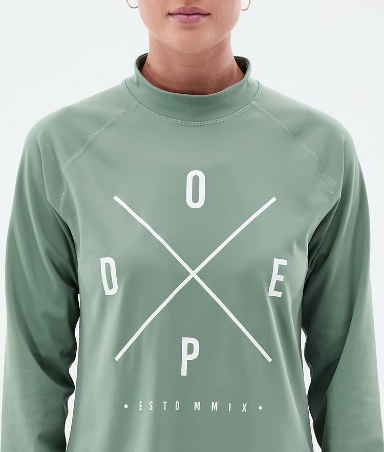 Dope Snuggle W Superundertøy overdel Dame 2X-Up Faded Green, Bilde 6 av 7