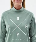 Dope Snuggle W Superundertøy overdel Dame 2X-Up Faded Green