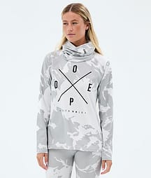 Dope Snuggle W Superundertøy overdel Dame 2X-Up Grey Camo